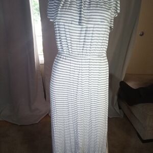 Eesome Purple Sleeveless Scoop Neck Maxi Sundress